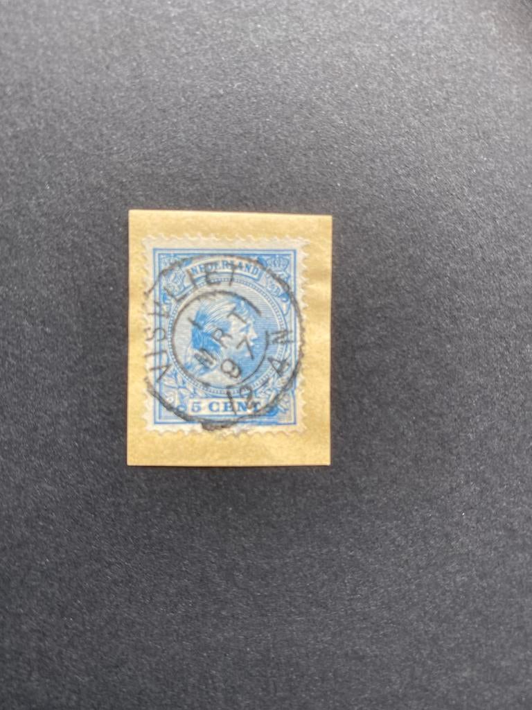 Kleinrond Visvliet op NVPH 35, Ophalen of Verzenden, T/m 1940, Gestempeld