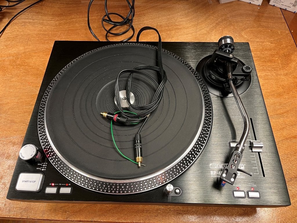 Reloop RP4000 M3D platenspeler met element, Pitch-regelaar, Zo goed als nieuw, Platenspeler, Ophalen