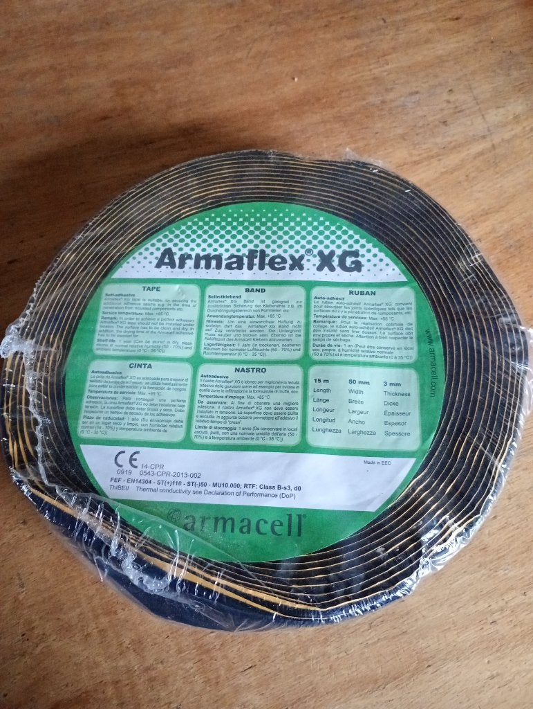 Te koop 1 rol armaflex isolatie tape, Overige materialen, Nieuw, Minder dan 5 m², Ophalen