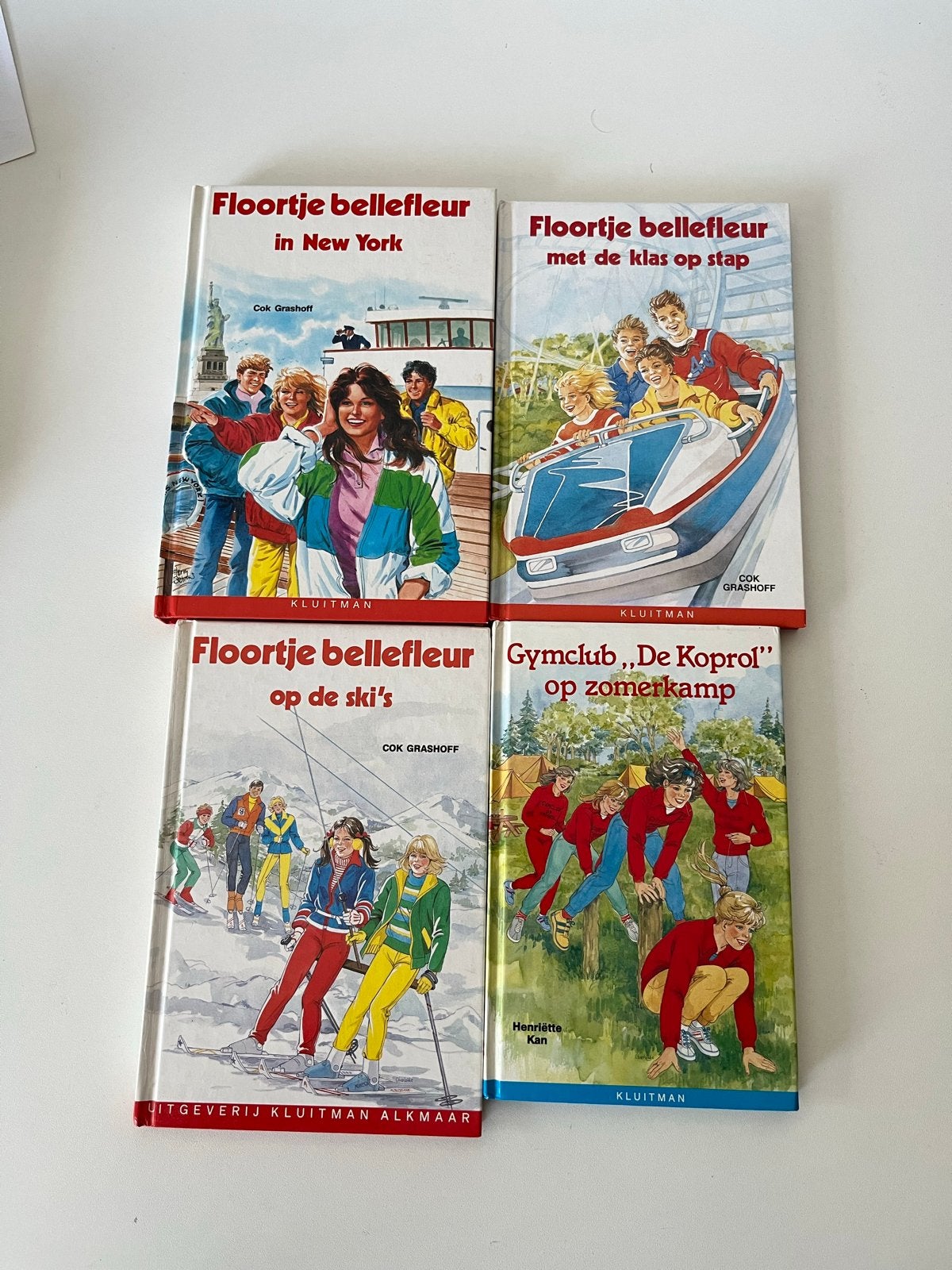 4x Floortje Bellefleur & Gymclub 'De Koprol' boeken, Boeken, Ophalen of Verzenden, Gelezen, Fictie