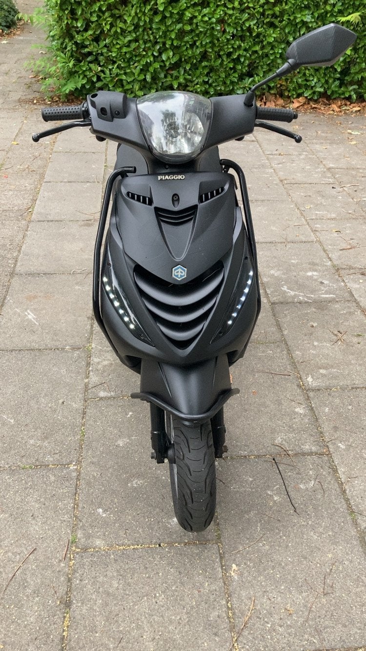 Stijlvolle Piaggio Zip 4T 2V Mat Zwart, Ophalen, Gebruikt, Zip, 49 cc