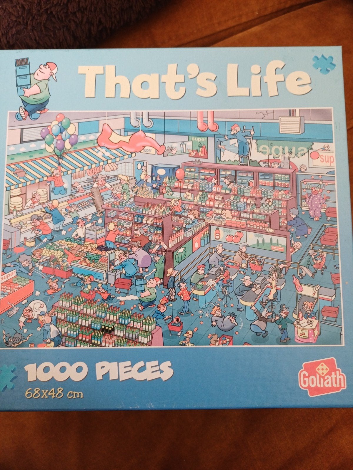Goliath That's Life Puzzel 1000 stukjes Supermarkt, Kinderen en Baby's, Ophalen, Meer dan 50 stukjes, Gebruikt, 6 jaar of ouder