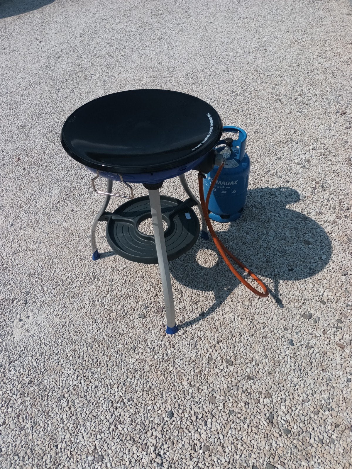 Cadac Carri Chef Skottelbraai met gasfles en toebehoren, Tuin en Terras, Gasbarbecues, Ophalen of Verzenden, Gebruikt, Cadac