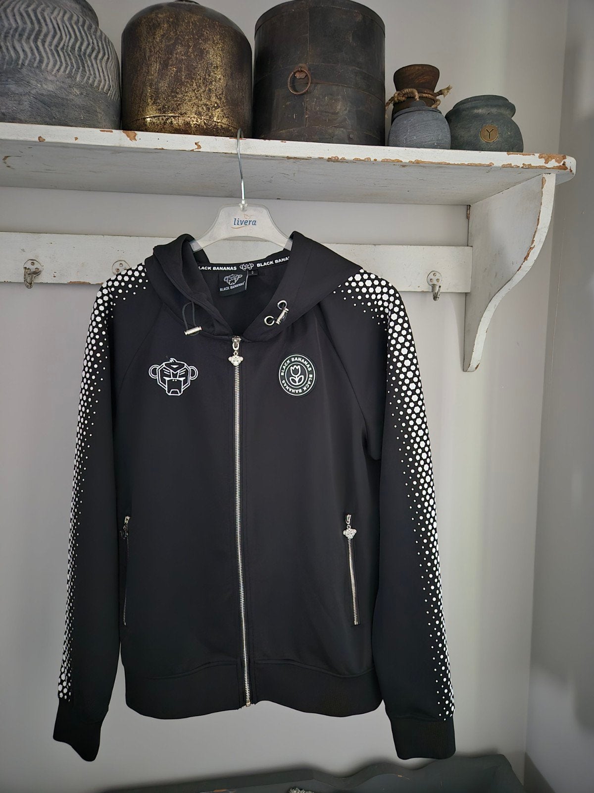 super gaaf Black bananas jas vest maat S, Ophalen, Zo goed als nieuw, Zwart