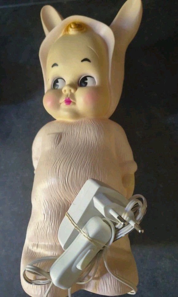 Heico Lapin & Me pop/nachtlamp, Ophalen of Verzenden, Zo goed als nieuw, Wit, Lamp