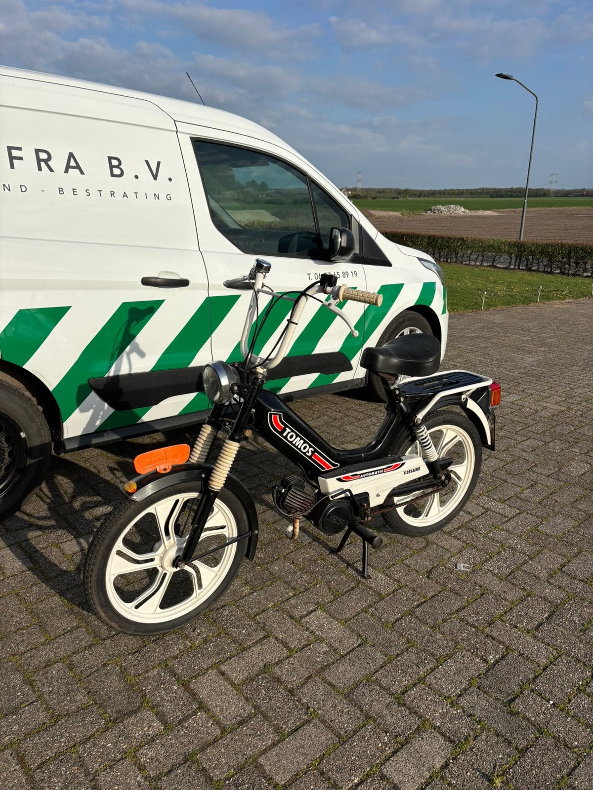 Tomos Blauw kenteken 25kmpu origineel, Ophalen of Verzenden, Zo goed als nieuw, Overige merken