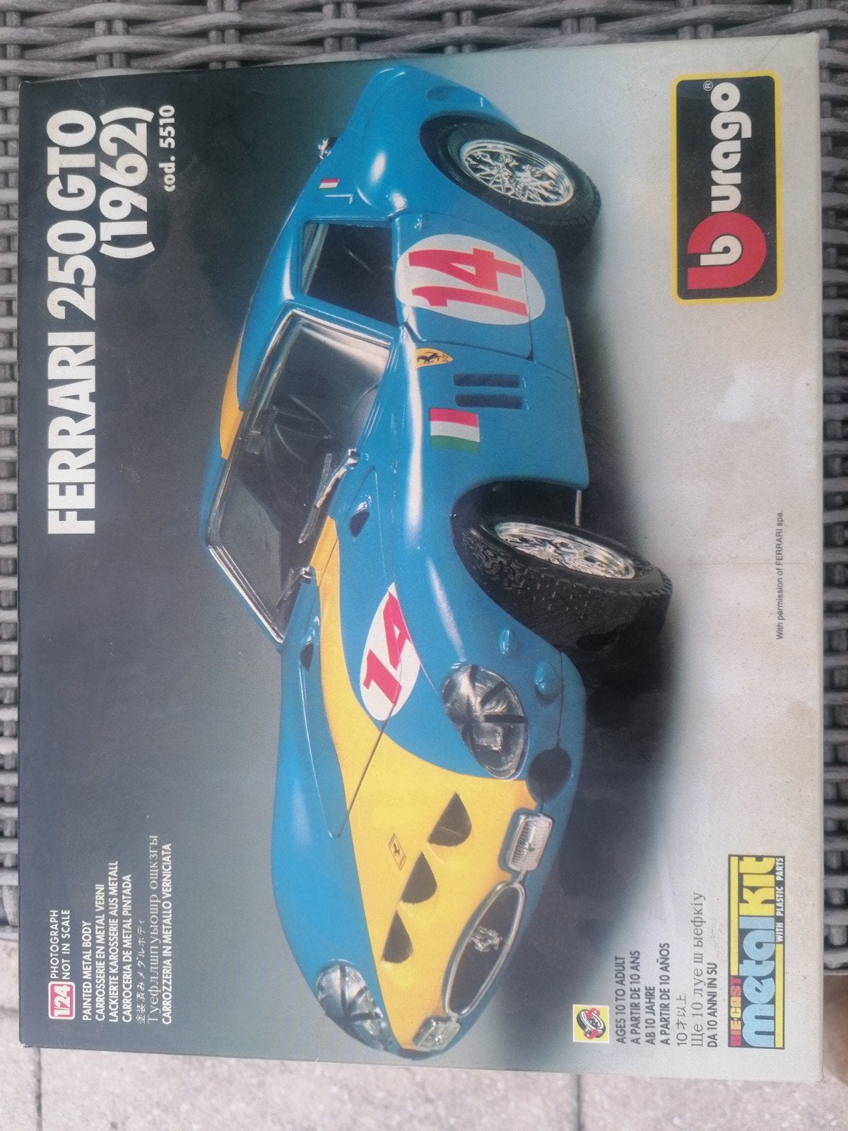 Ferrari 250 GTO Modelauto, Hobby en Vrije tijd, Ophalen of Verzenden, Groter dan 1:32, Auto