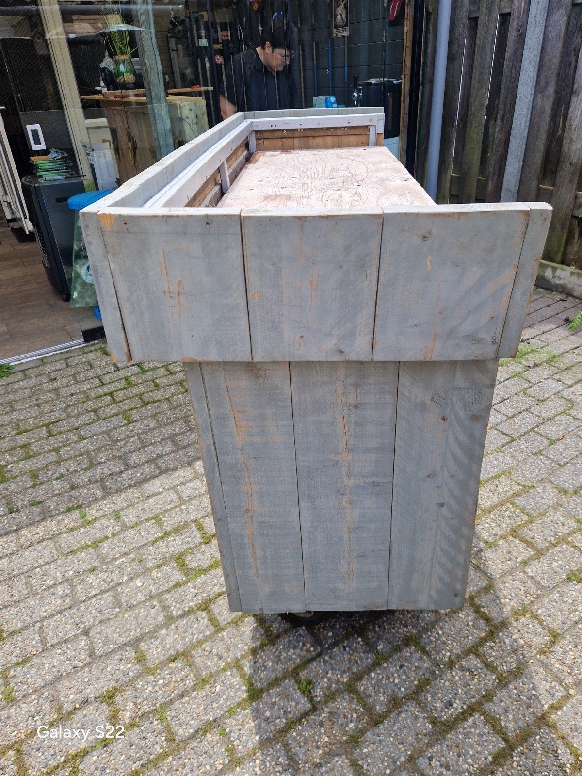 Bar op wielen, Gebruikt, 100 cm of meer, Ophalen of Verzenden, 60 cm of meer