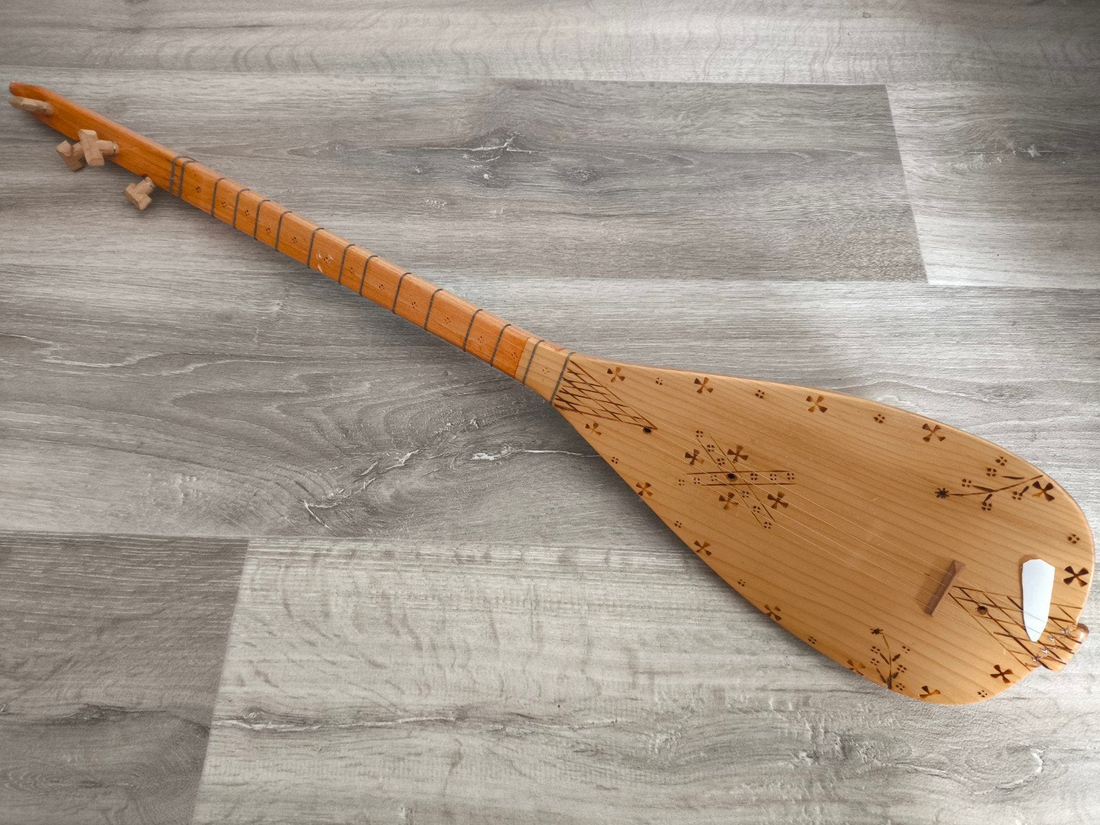 Unieke handgemaakte saz traditioneel Turks snaarinstrument, Ophalen, Zo goed als nieuw, Luit, Saz of Bouzouki