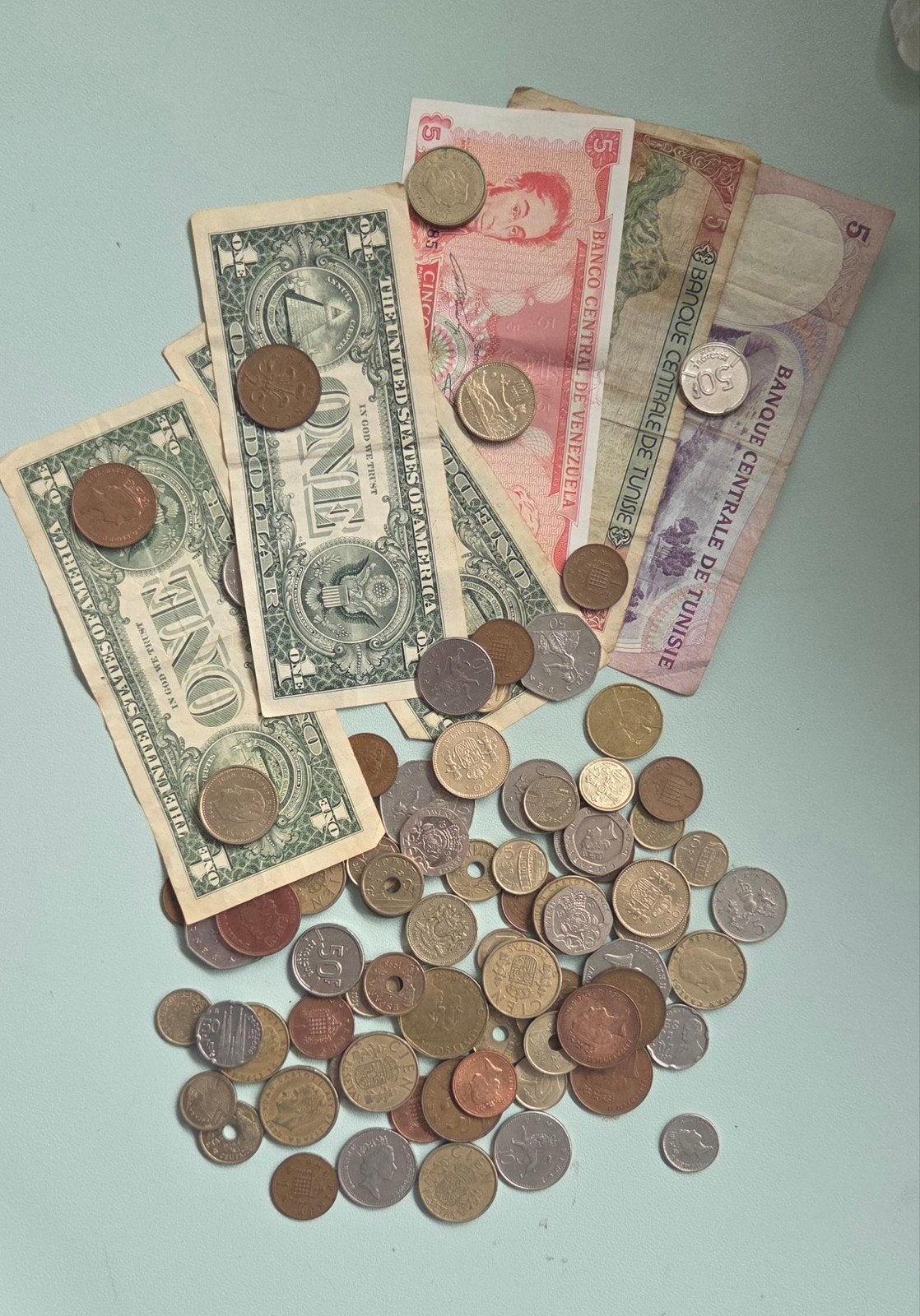 verschillende soorten buitenland geld, Ophalen of Verzenden