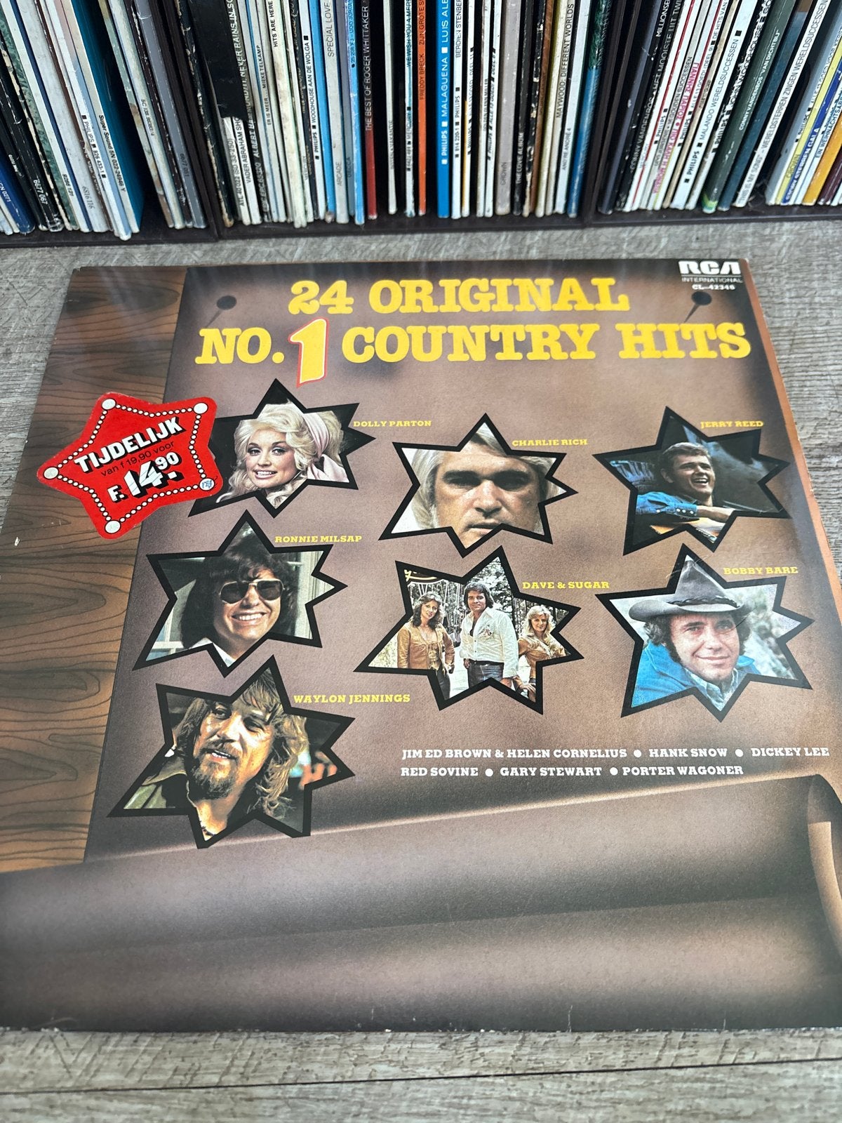 LP Country Hits - 24 Original No. 1 Country Hits, Ophalen of Verzenden, Gebruikt, Verzamelalbum, Country