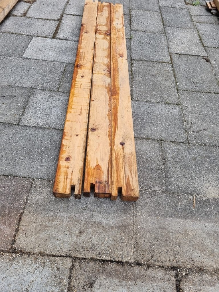 Diverse houten balken, Ophalen, Zo goed als nieuw, 250 cm of meer, Balken