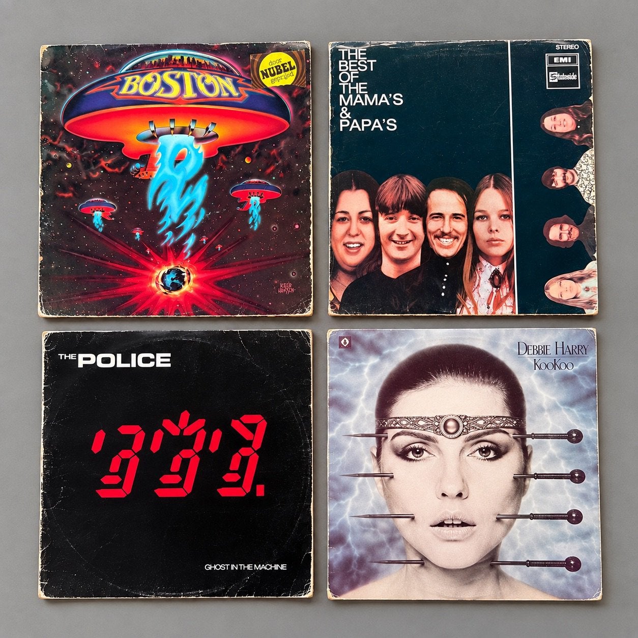 Pakket van 4 Vintage LP’s – Classic Rock, 60s Pop, New Wave, Cd's en Dvd's, LP, Verzenden, Originele persing, Zo goed als nieuw