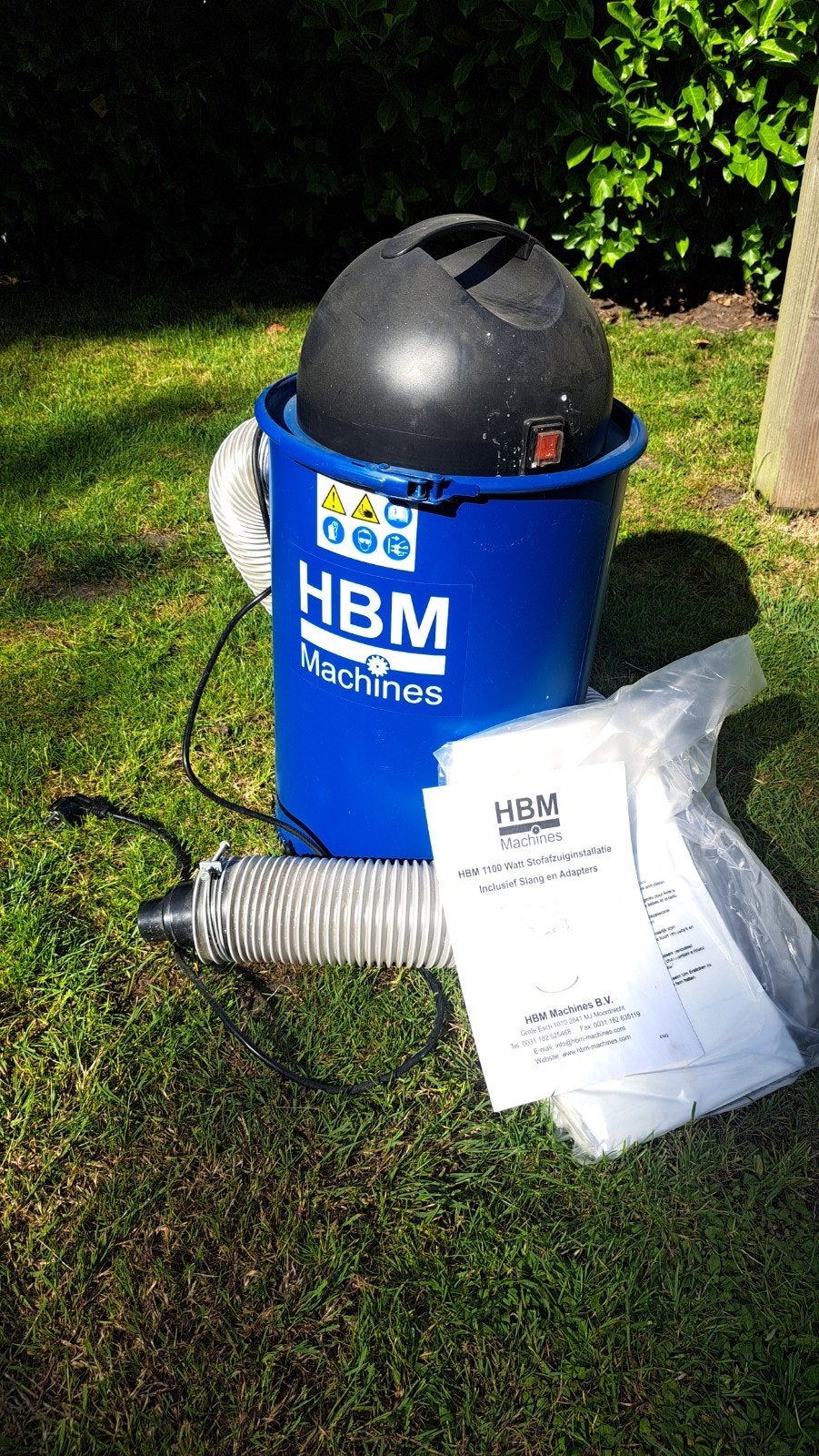 HBM stofazuiginstallatie 1100 Watt, Ophalen, Nieuw, Afzuiger