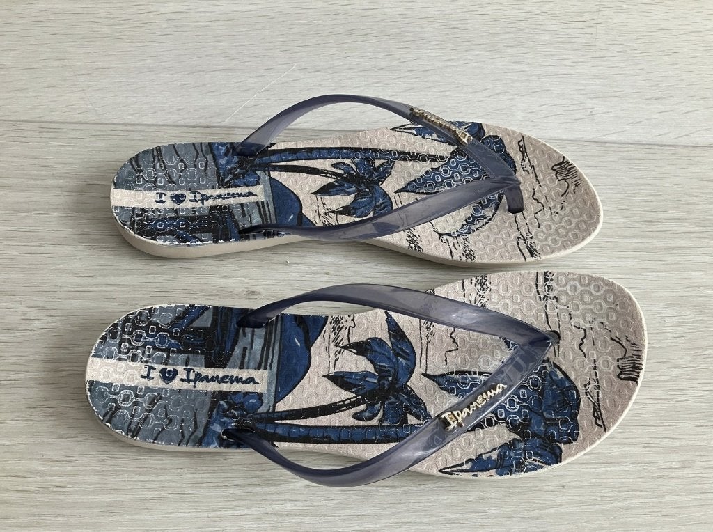 ** Ipanema Slipper Slippers Ipanema's, Zwart, Mt 37 **, Meisje, Ipanema, Schoenen, Ophalen of Verzenden