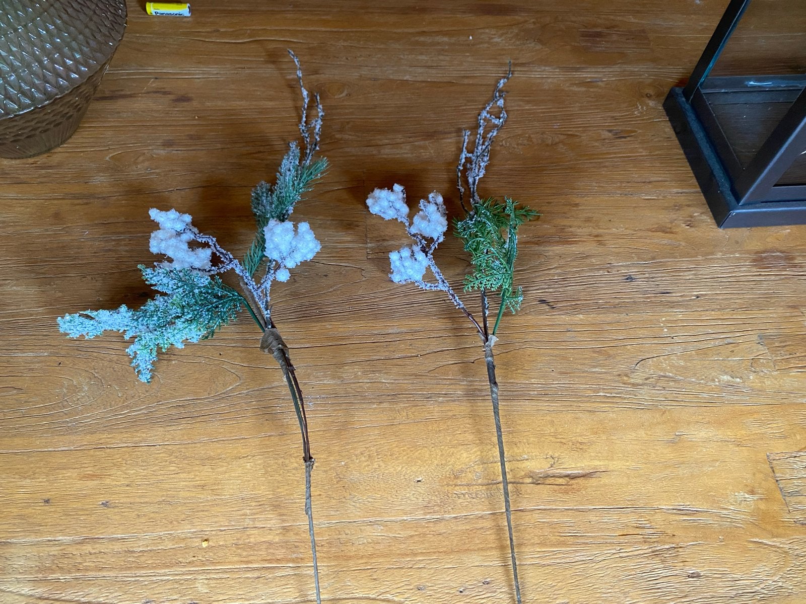 Kunsttakken Winter Flow - Sfeervolle Winterdecoratie, Huis en Inrichting, Woonaccessoires | Overige, Ophalen, Groen, Nieuw, Kunststof