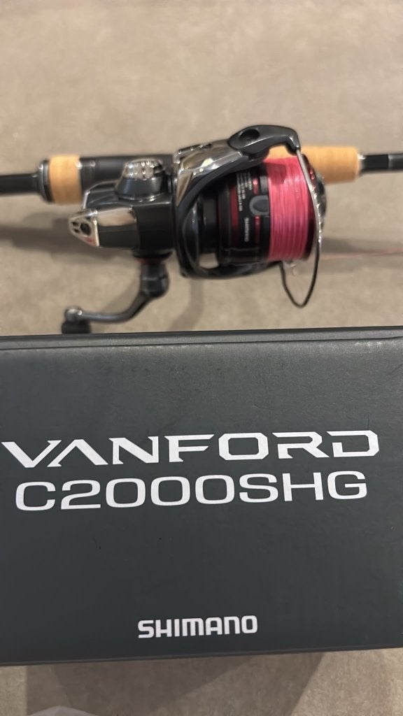 Shimano vanford 2000shg, Watersport en Boten, Ophalen of Verzenden, Zo goed als nieuw, Molen