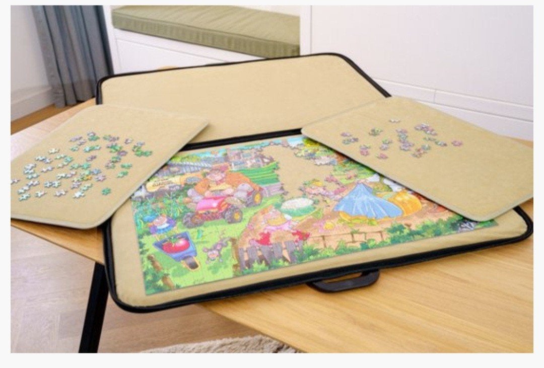 Jumbo Portapuzzle Deluxe 1000 stukjes puzzelmap, Ophalen of Verzenden, 500 t/m 1500 stukjes, Zo goed als nieuw, Legpuzzel