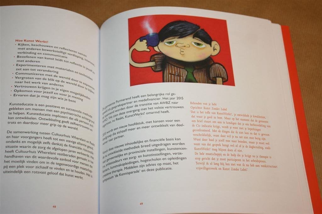 KunstWerkt! Kunsteducatie en coaching psychiatrische..., Boeken, Ophalen of Verzenden, Zo goed als nieuw