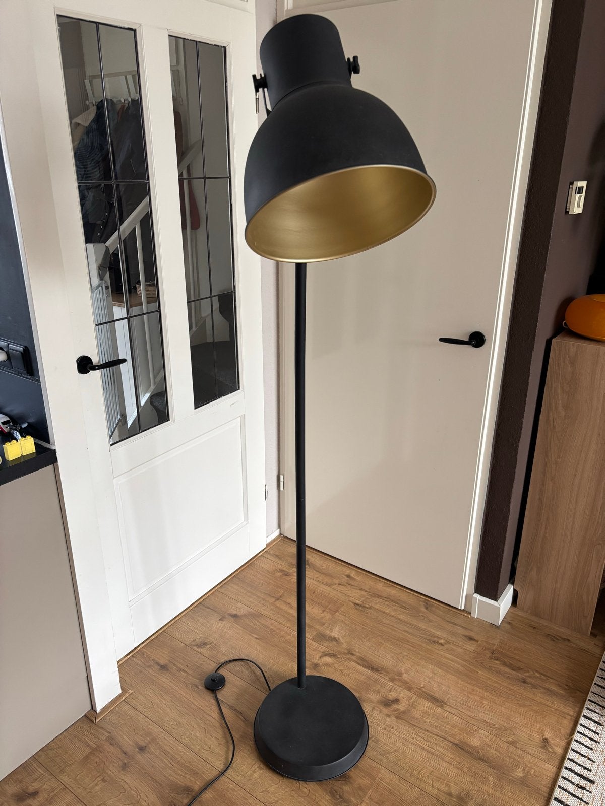 IKEA Hektar Staande Lamp, Ophalen, Gebruikt, Metaal, 150 tot 200 cm
