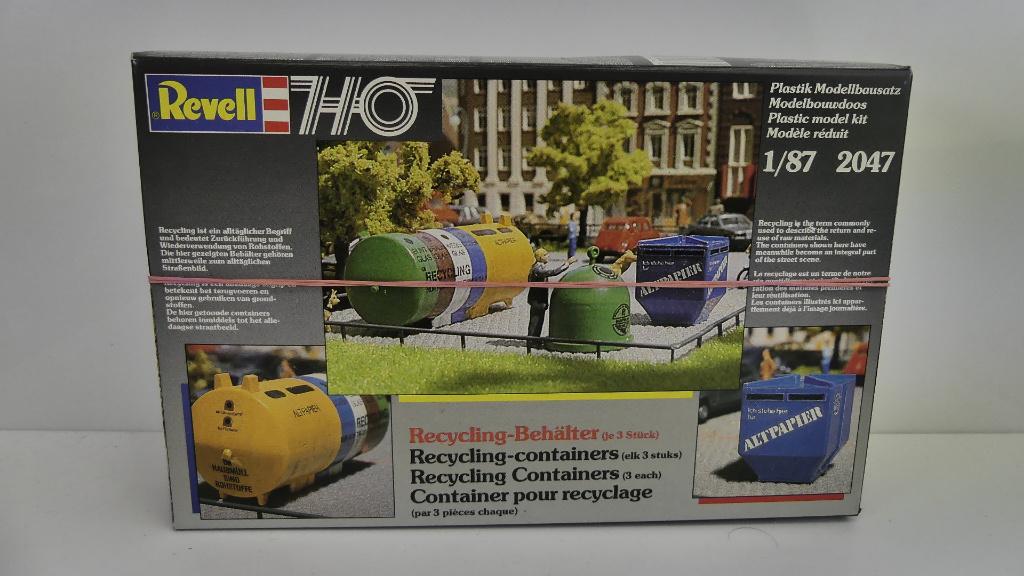 Revell H0 NIEUW bouwdoos Containers ovp 2047, Overige merken, Brug, Tunnel of Gebouw, Nieuw, Ophalen of Verzenden