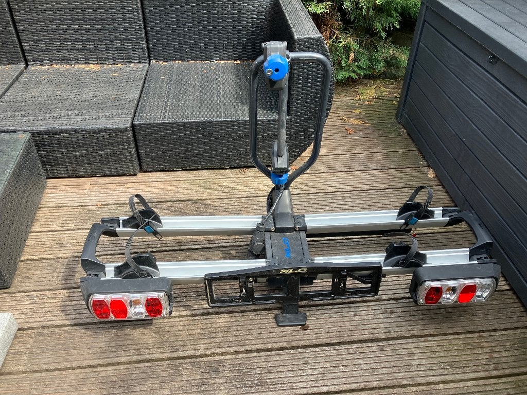 XLC opvouwbare fietsendrager voor twee (elektrische) fietsen, Ophalen, Gebruikt, 2 fietsen, Trekhaakdrager