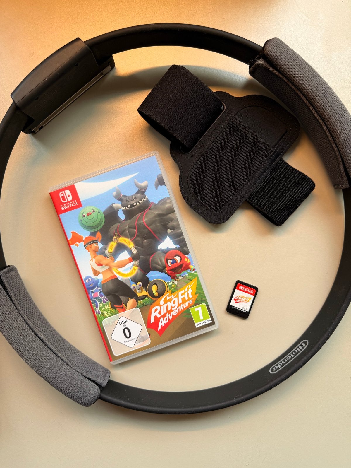 Nintendo Ring Fit Adventure met game en accessoires, Ophalen, Met games, Zo goed als nieuw, Zonder controller