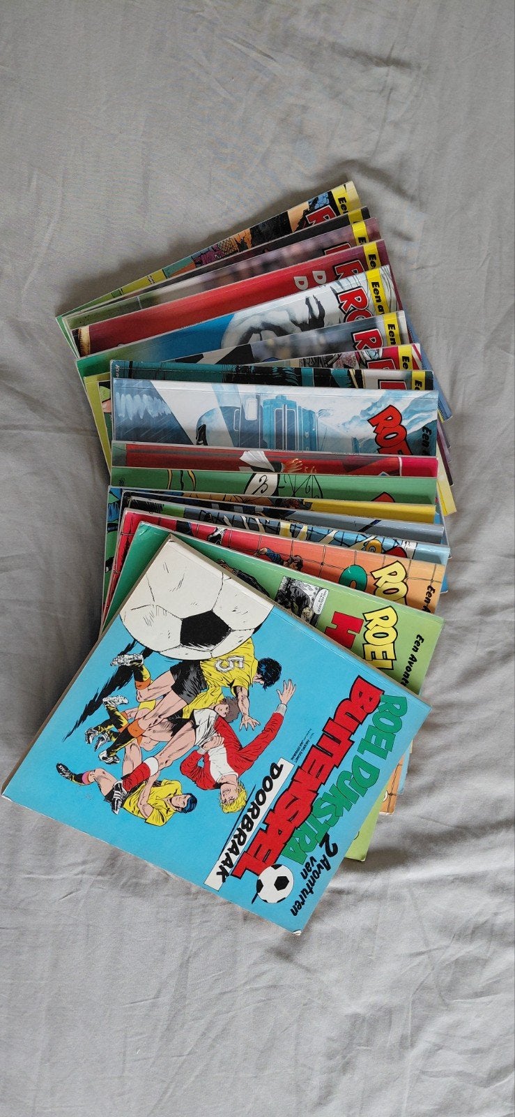Roel Dijkstra stripboeken - Voetbalstrips, Boeken, Meerdere stripboeken, Ophalen, Gelezen, Jan Steeman