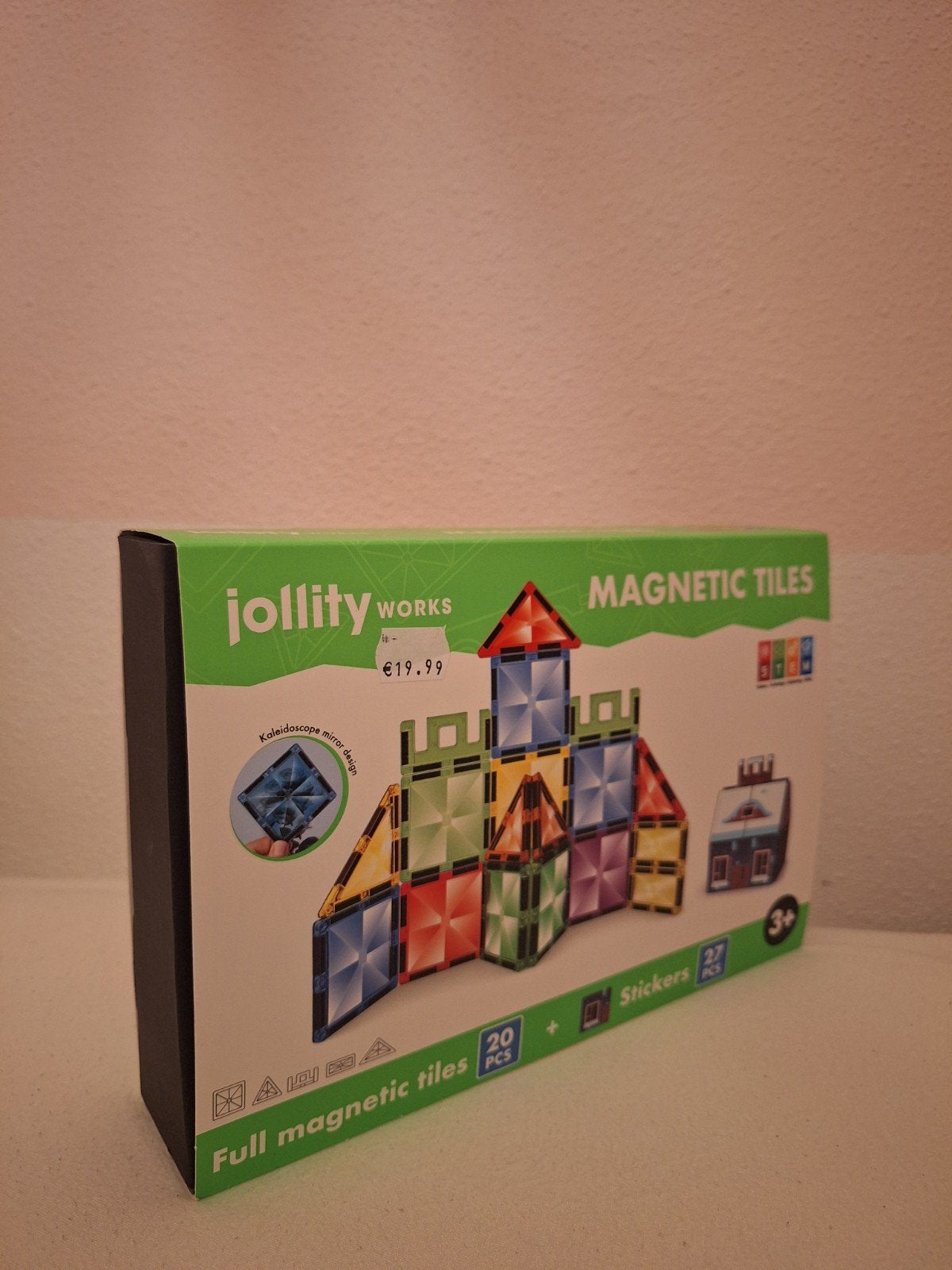 Jollity Works Magnetische Tegels - 20 stuks + 27 stickers, Ophalen of Verzenden, Nieuw, Overige merken