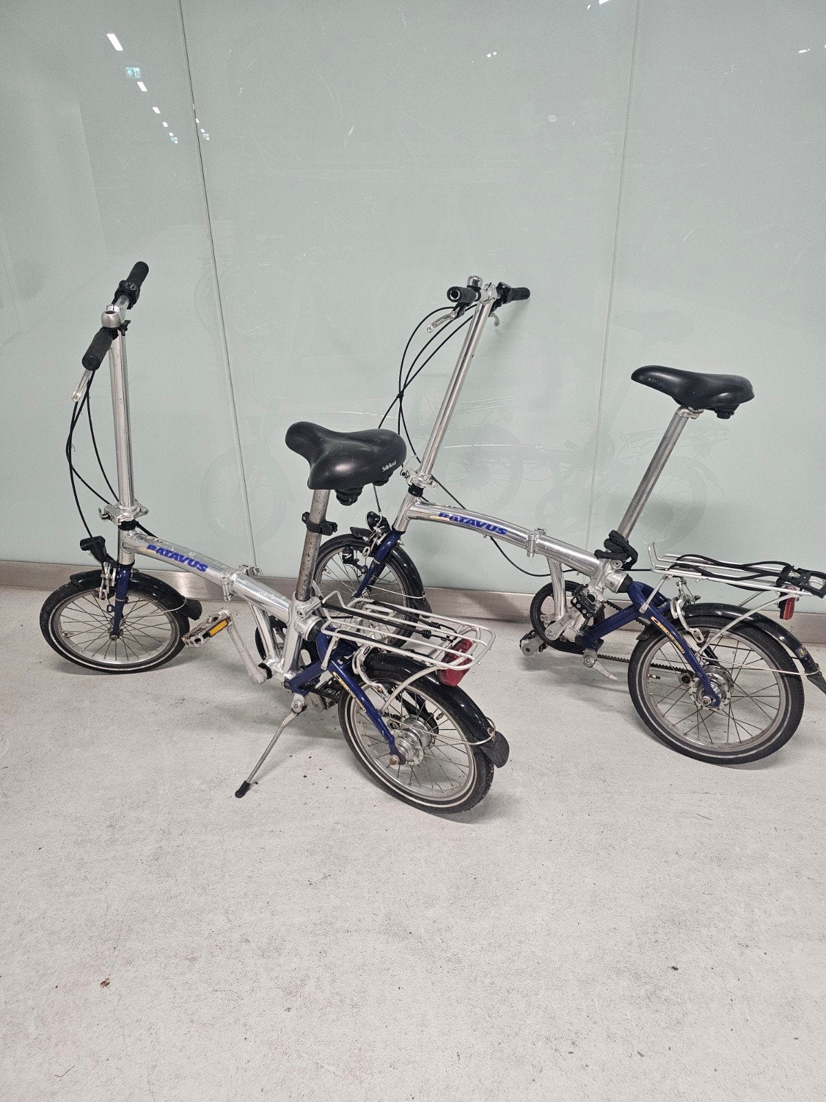 2X Batavus Vice versa Aluminium Vouwfietsen met riemaandrijv, Gebruikt, Versnellingen, Batavus, Ophalen of Verzenden