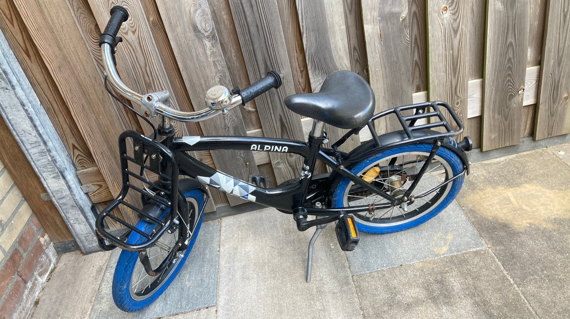 Alpino jongensfiets fiets 16 inch, Ophalen, Terugtraprem, Gebruikt, Handrem