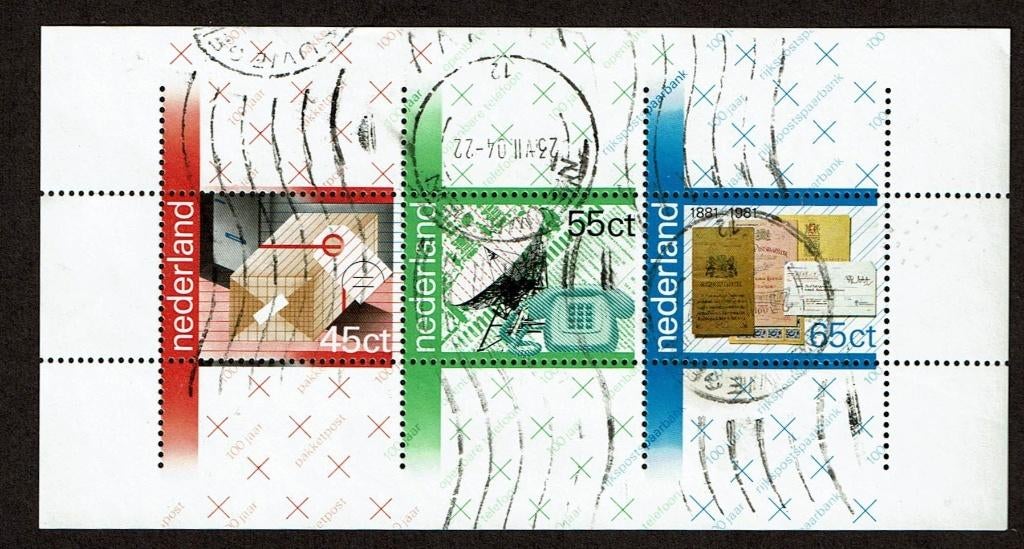 Nederland NVPH 1223 gestempeld 12, Verzenden, Na 1940, Gestempeld