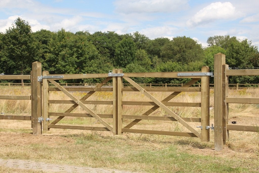 33. Houten poort | landhekken | weidepoorten, Ophalen of Verzenden, Nieuw, Hout, Tuinhek