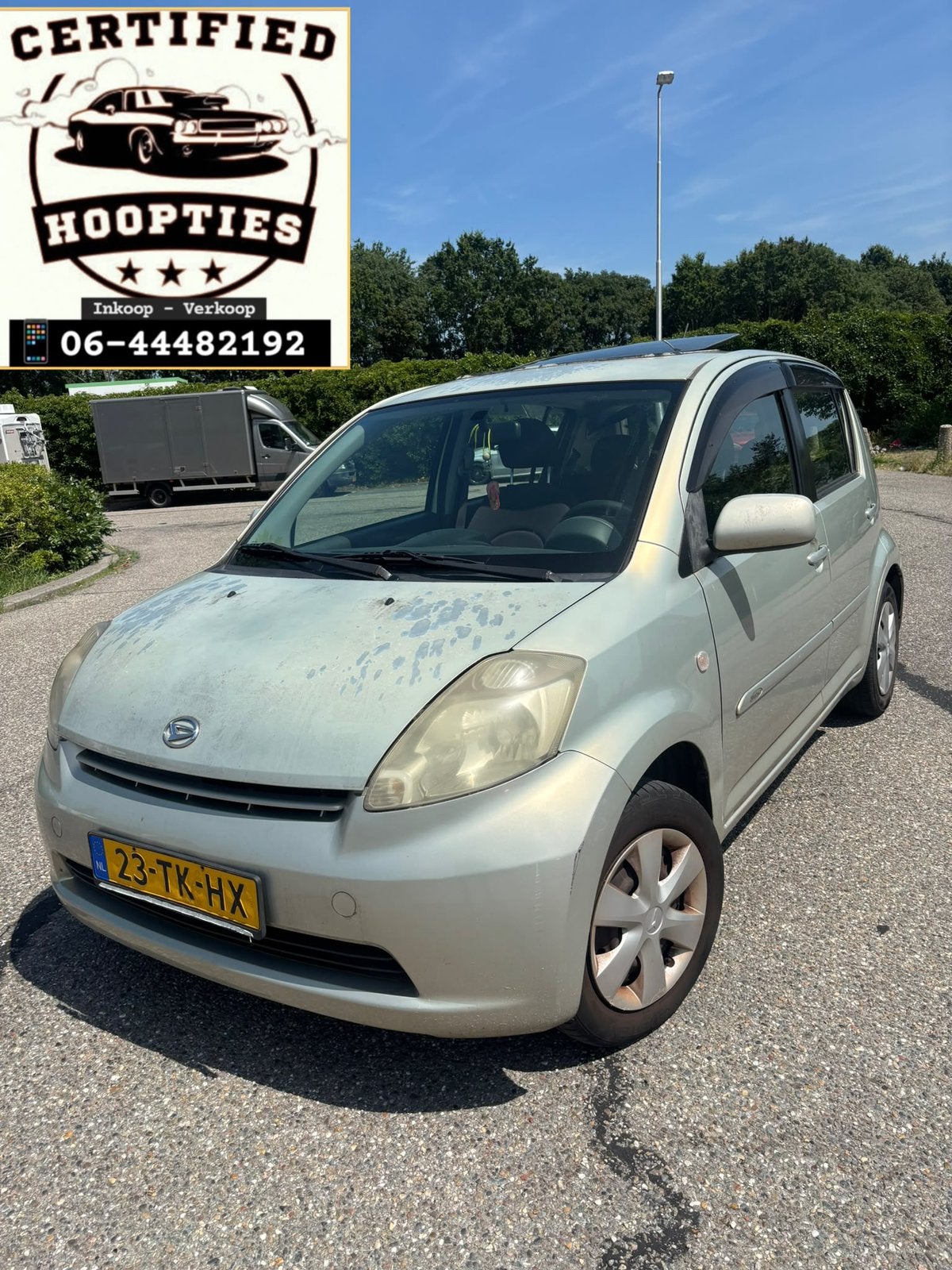 Daihatsu Sirion 2 1.0 51KW 2006 Beige APK 3/2/27 PANO DAKJE, Auto's, Voorwielaandrijving, Beige, Handgeschakeld, 3 cilinders