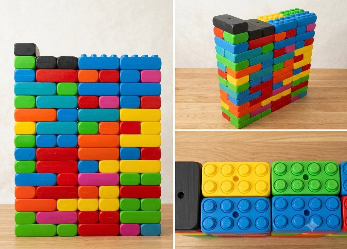 Grote Set ESDA XL Blokken - Giant Interlocking Mega Blocks, Kinderen en Baby's, Ophalen, Zo goed als nieuw, Overige merken
