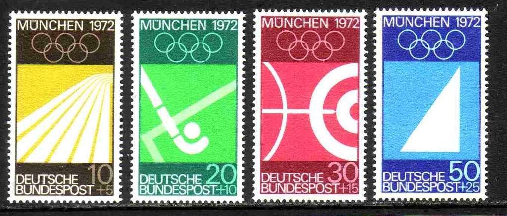 BRD 1969 587/590 Olympiade, Postfris, Ophalen of Verzenden, BRD, Postfris