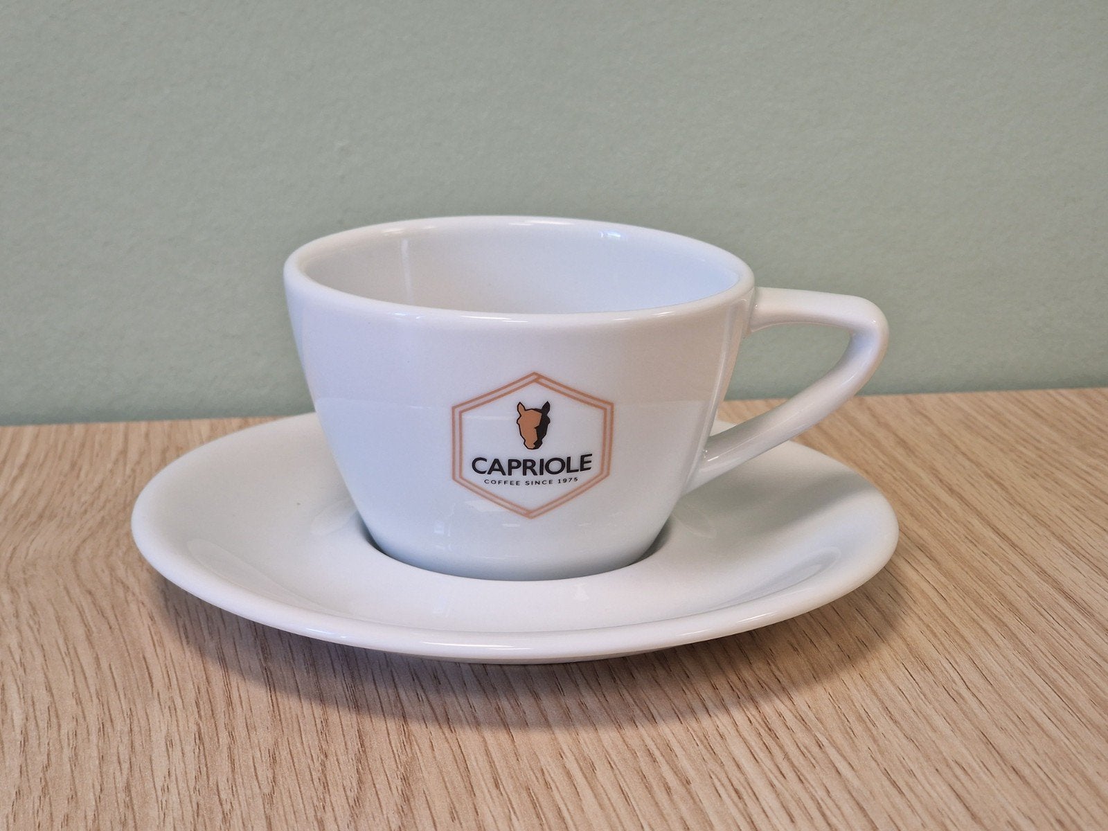 6 st. Capriole Koffie Cappuccino Kop & Schotel nieuw in doos, Huis en Inrichting, Nieuw, Ophalen of Verzenden, Modern, Kop(pen) en/of Schotel(s)