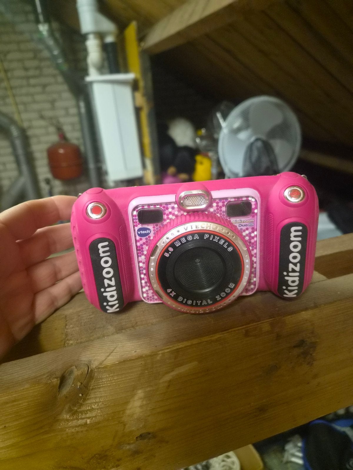 VTech Kidizoom Duo 5.0 MP Digitale Camera Roze, Ophalen, Zo goed als nieuw, Kindercamera, Overige Merken