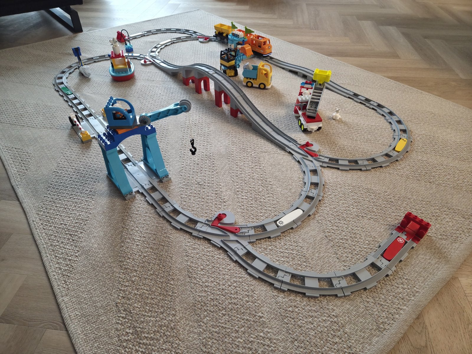 Duplo sets met o.a. elektrische trein incl bediening via app, Ophalen of Verzenden, Zo goed als nieuw