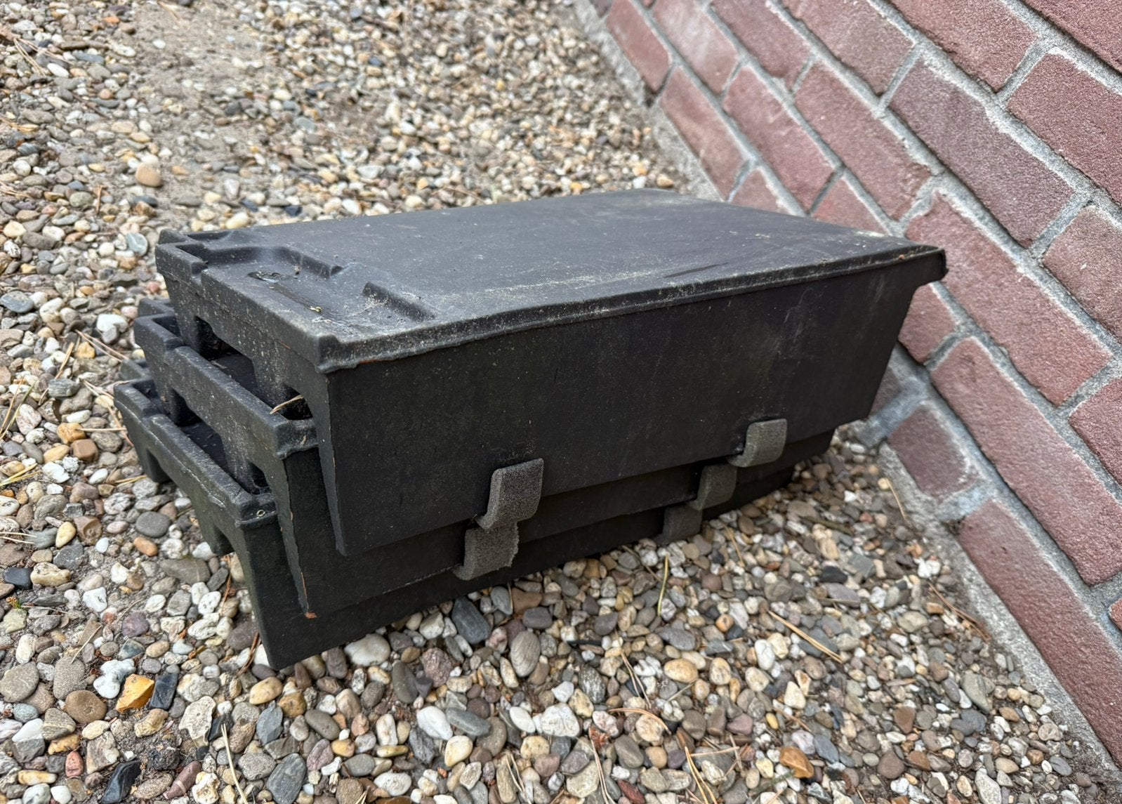 Nelskamp Nibra G10 zwart mat kantpan 9 stuks, Doe-het-zelf en Verbouw, Ophalen, Steen of Klei, Zwart, Zo goed als nieuw