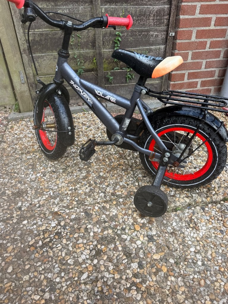 Kinder Fiets 12 inch, Ophalen, Gebruikt, 14 inch of minder