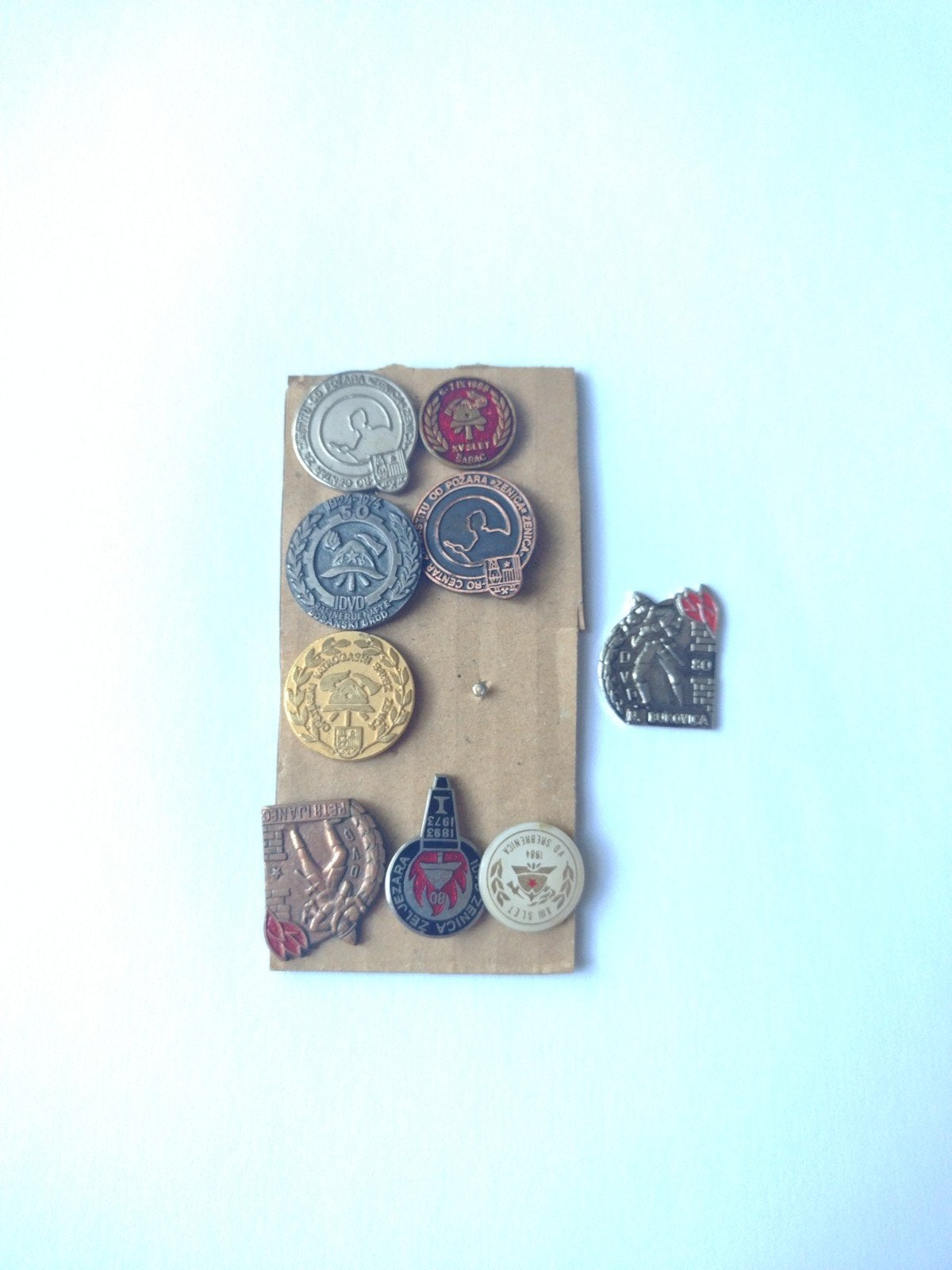 Brandweer medaille bosnië speldjes, Ophalen of Verzenden, Nederland, Lintje, Medaille of Wings