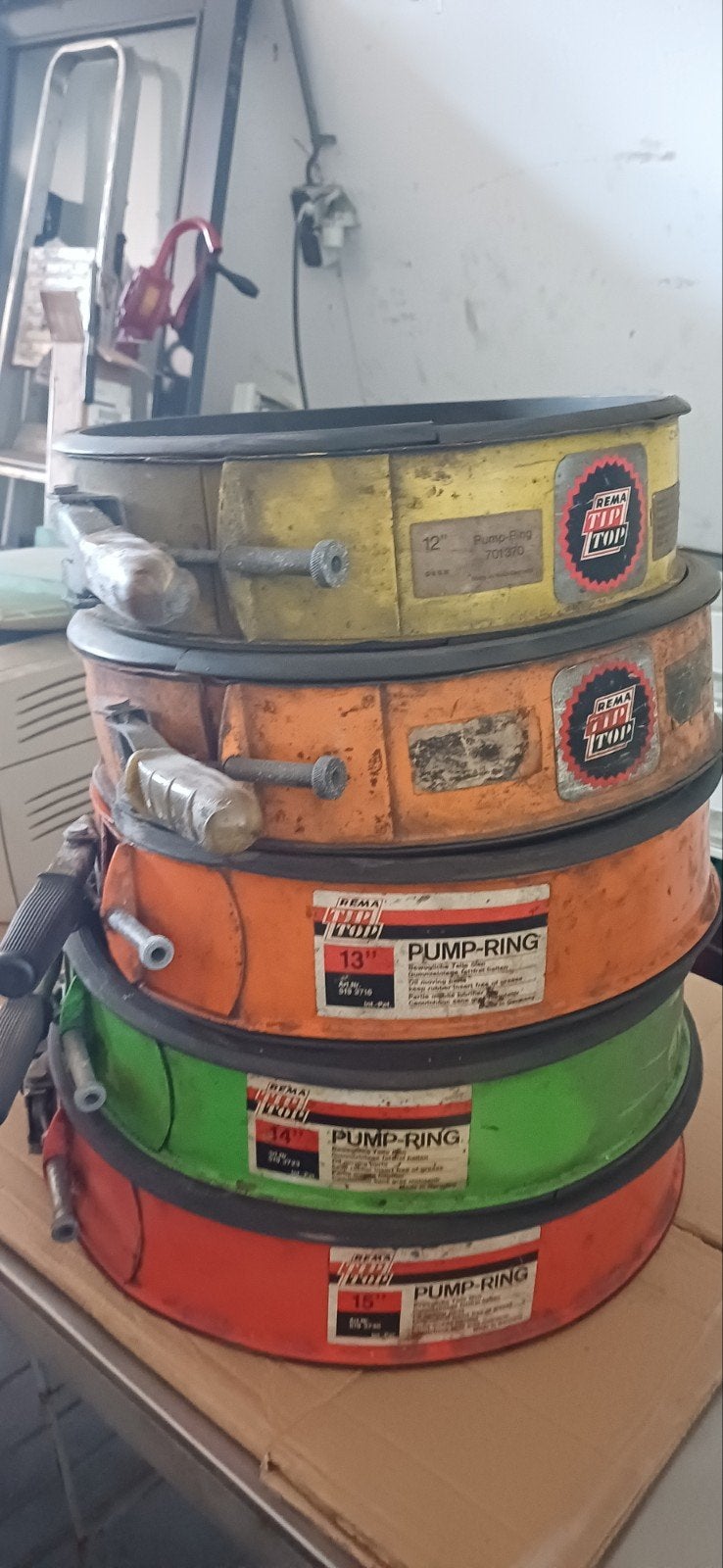 pompringen 12 t/m 15 inch / gratis, Ophalen