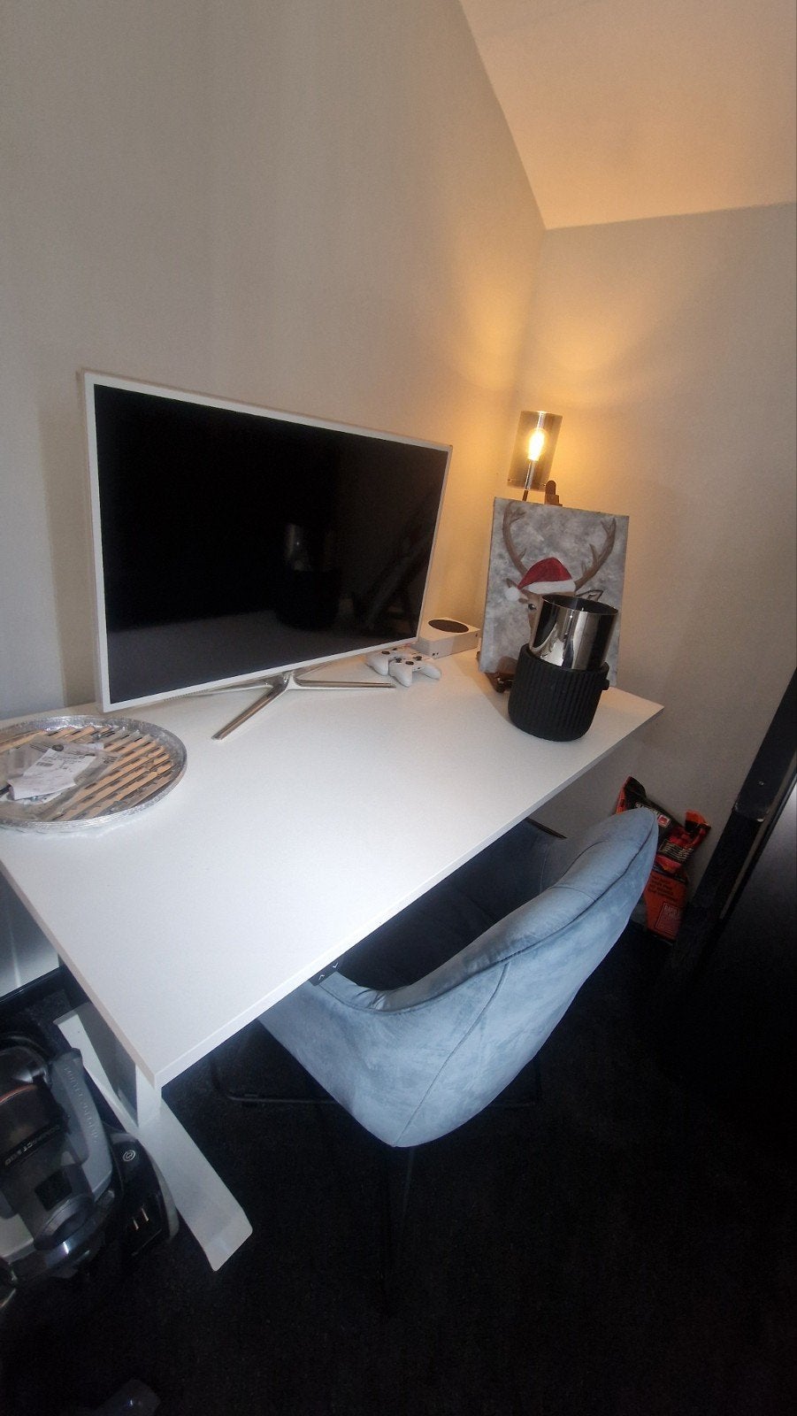 Elektrisch verstelbaar zit-sta bureau 160x80cm, Ophalen, Zit-sta bureau, 160 cm, Gebruikt
