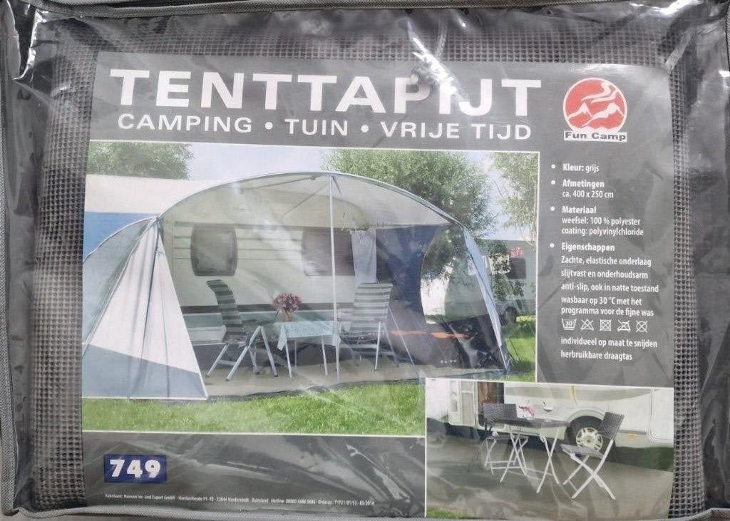 Stevig Tenttapijt – Kampeertrip! (VERKOCHT!), Ophalen, Zo goed als nieuw