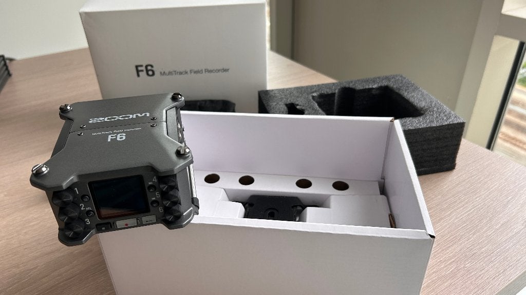Zoom F6 Multitrack Field Recorder, Ophalen of Verzenden, Zo goed als nieuw, Audio