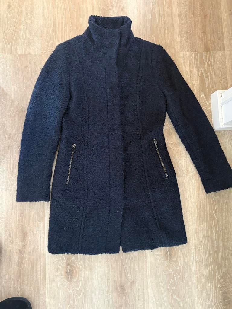 Te koop Dames parka, Ophalen, Zo goed als nieuw, Maat 36 (S), Blauw