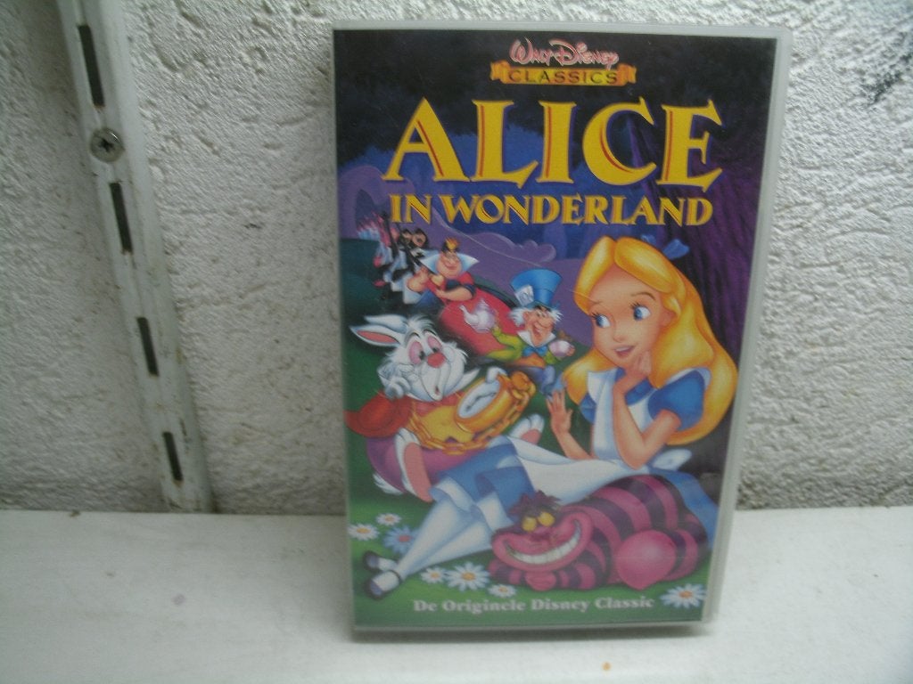 vhs 201a alice in wonderland classics ned gespr, Cd's en Dvd's, VHS | Kinderen en Jeugd, Alle leeftijden, Ophalen of Verzenden