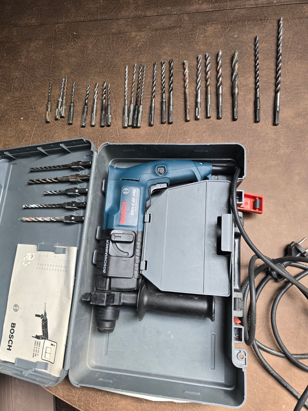 Bosch Professional Boorhamer GBH 2-20 SRE (incl. Koffer & Gr, Doe-het-zelf en Verbouw, Ophalen, Boor- en/of Breekhamer, Zo goed als nieuw