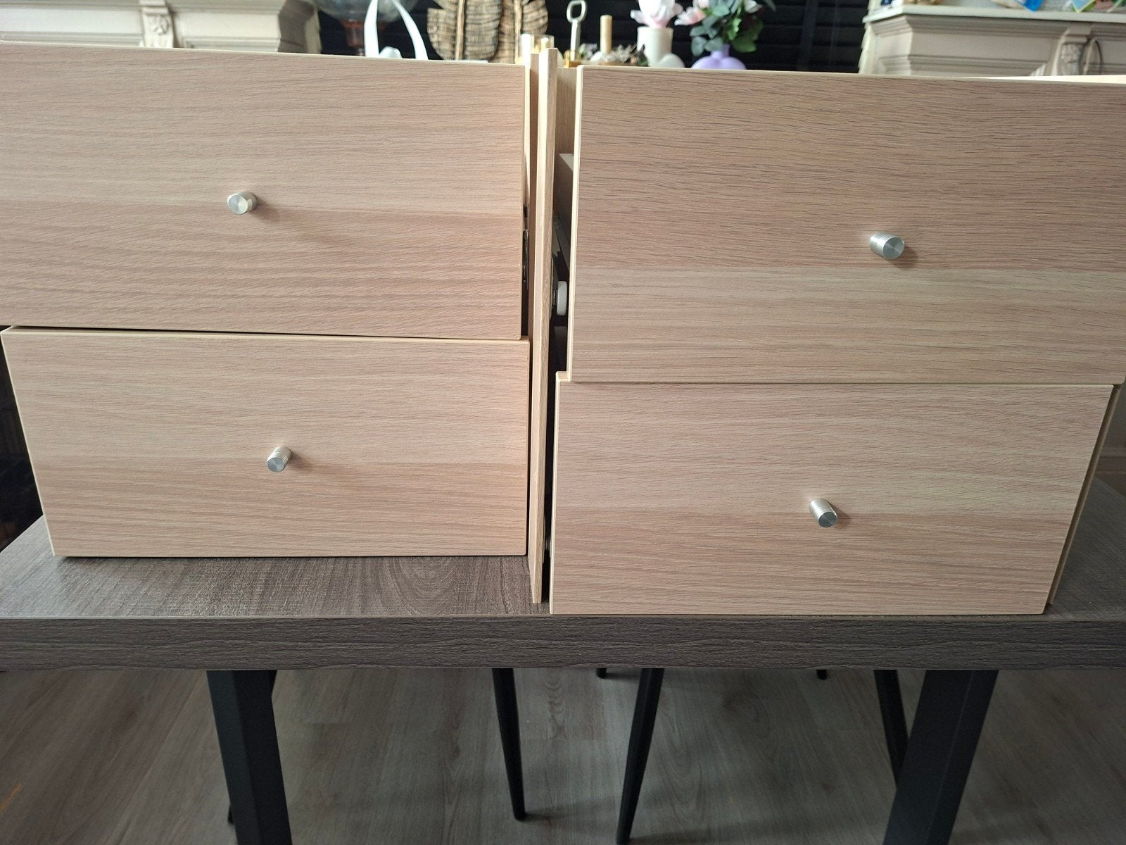 kallax ladenblokken voor kast - 2 stuks, Minder dan 50 cm, Gebruikt, 1 of 2 laden, Ophalen of Verzenden